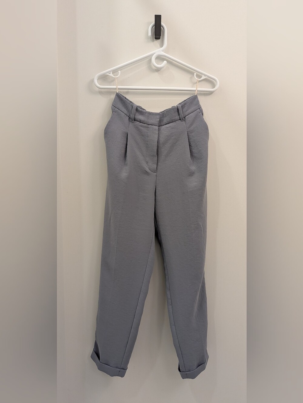Aritzia Wilfred Dashwood Pant Size 4 Grey High Rise Ankle Trousers